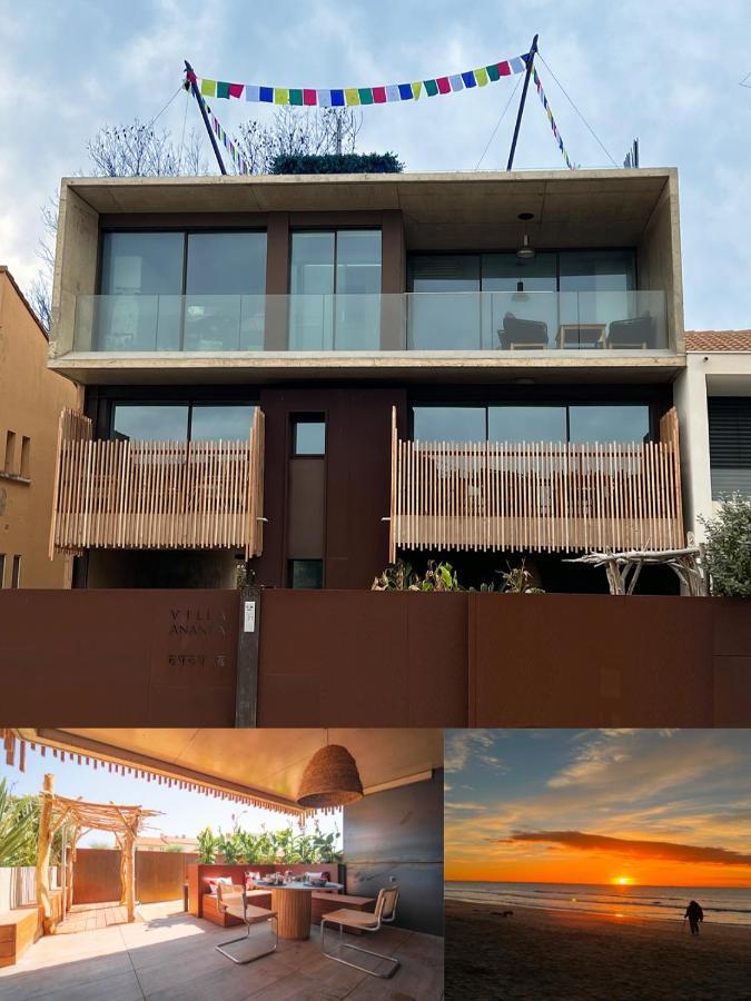 Villa Ananda - Chandra - Un Havre De Paix Entre Mer Et Etangs Карнон-Плаж Экстерьер фото